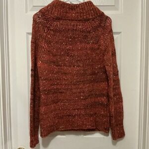 Moth Antropologie Cabincore Rust Sweater M Alpaca Wool Silk Blend Italian